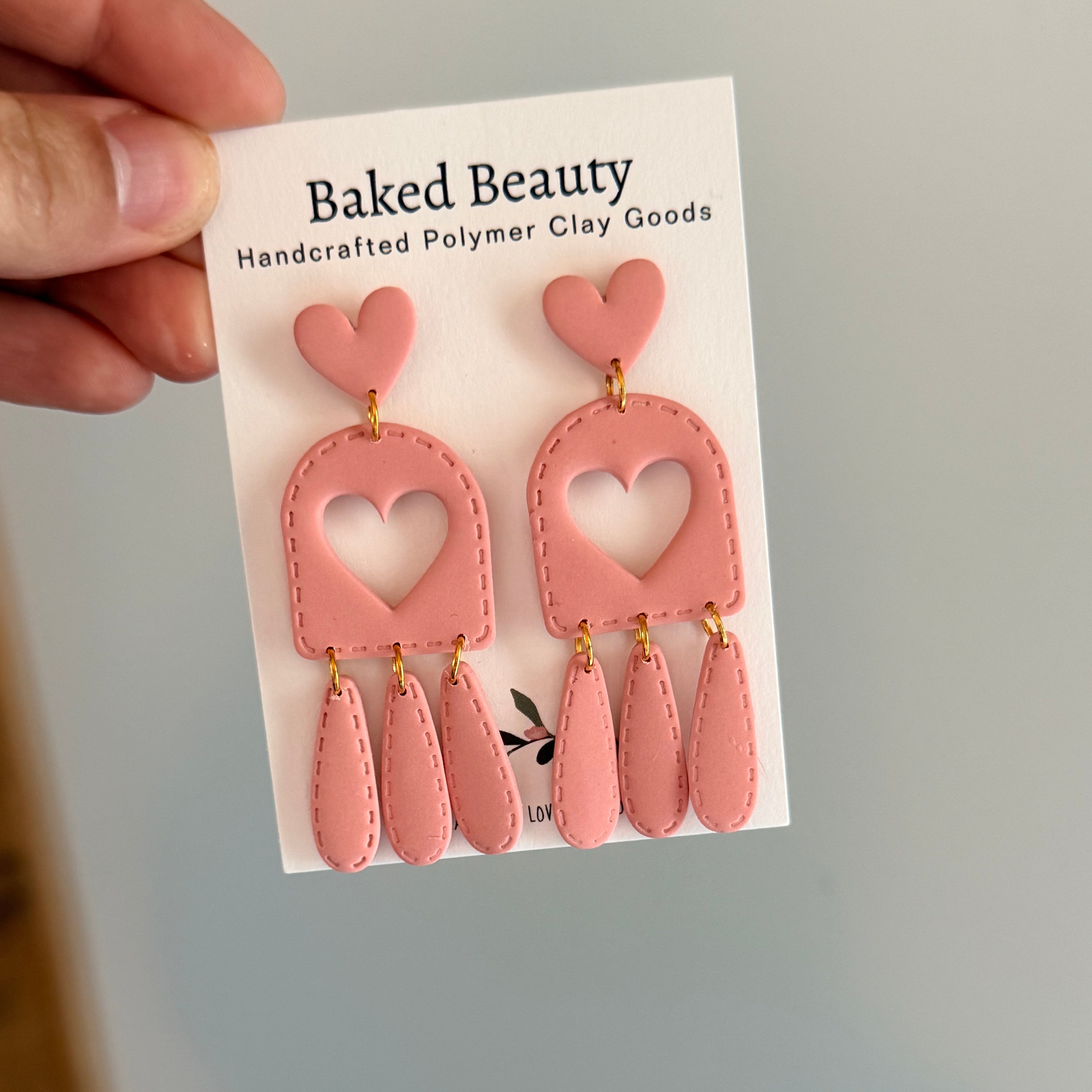 Heart Shaped Trio Dangle