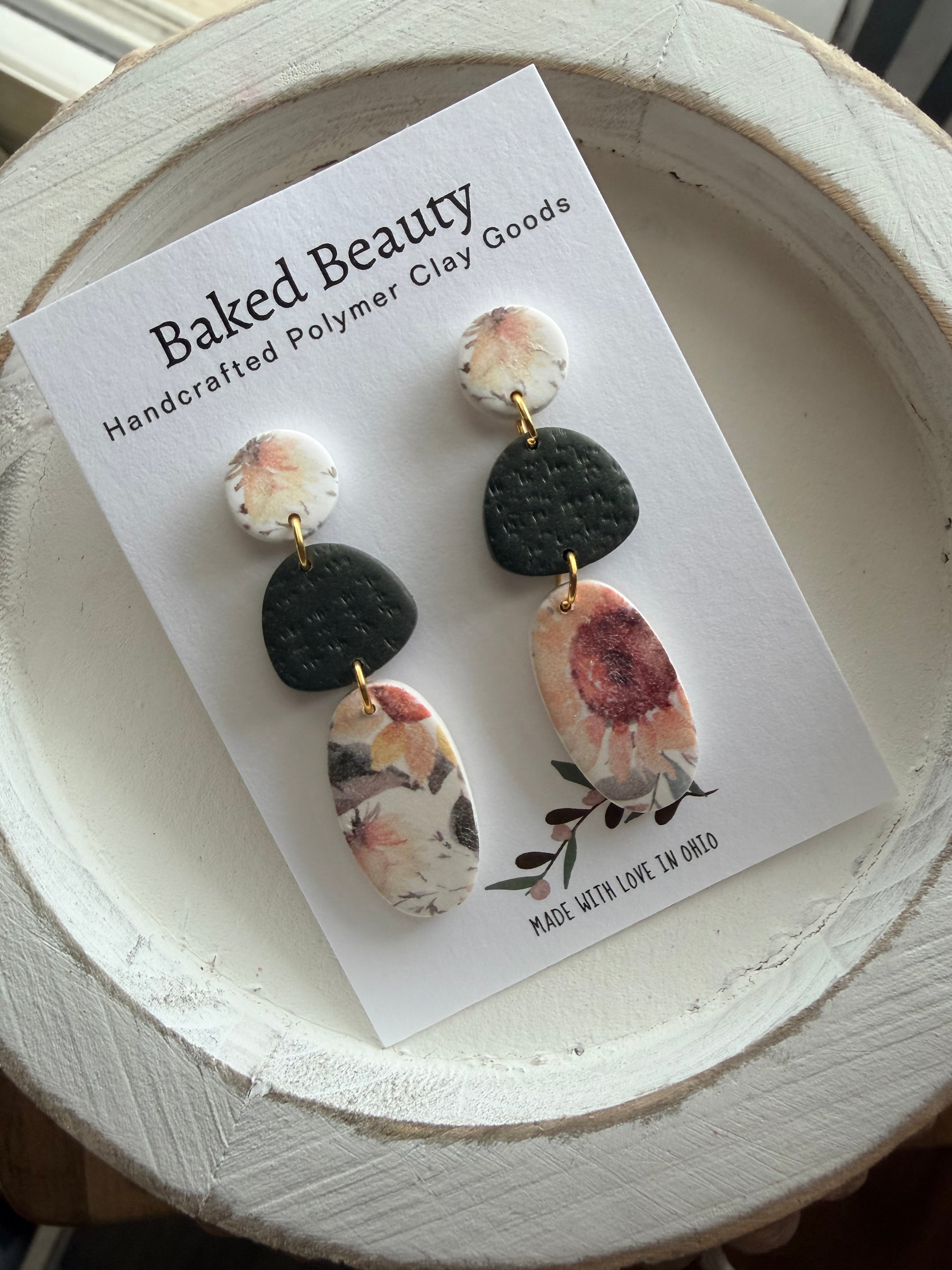 Organic Floral Dangle